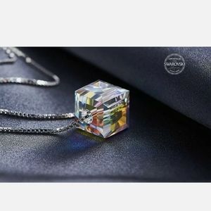S925 Sterling Silver Crystals from  Cubic Pendant